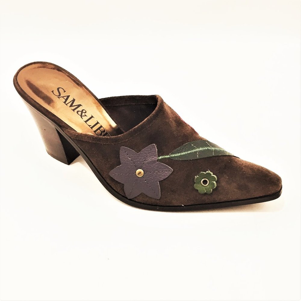 Sam & Libby Set Me Up Embellished Mules - Size 6.5